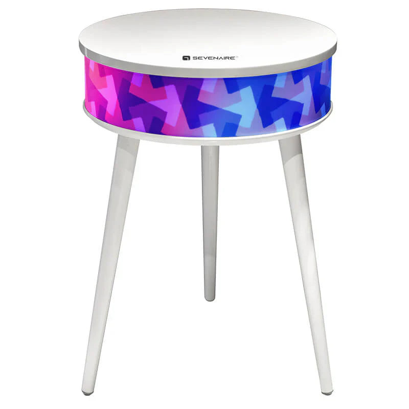 Bluetooth Speaker Table with LED Lights