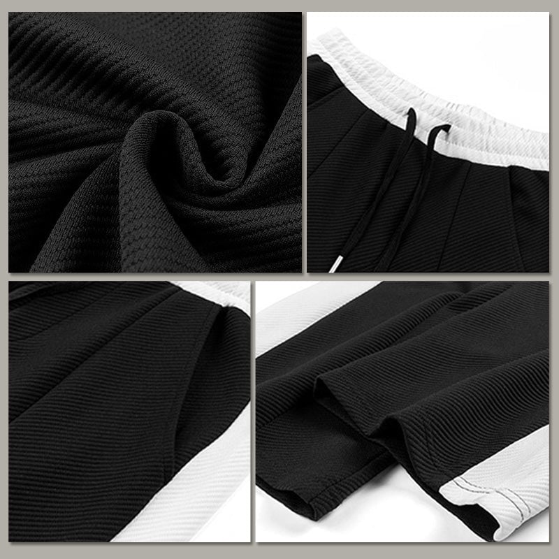 Men's Outfit Casual 2 Piece Contrast Sports Jogging Tracksuits Set