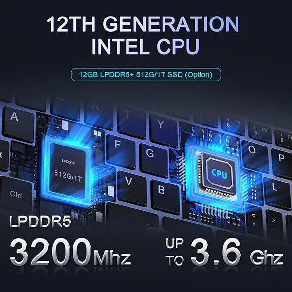 GadgetWorlds Mini Laptop 8" 2-in-1 (2 Year Manufacture Guarantee)