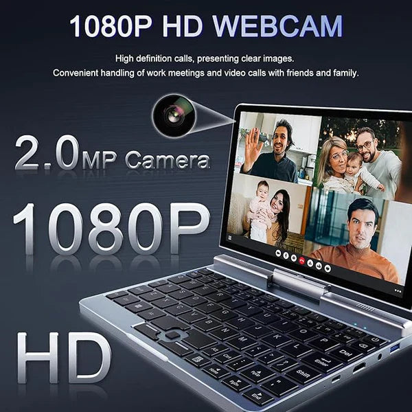 GadgetWorlds Mini Laptop 8" 2-in-1 (2 Year Manufacture Guarantee)