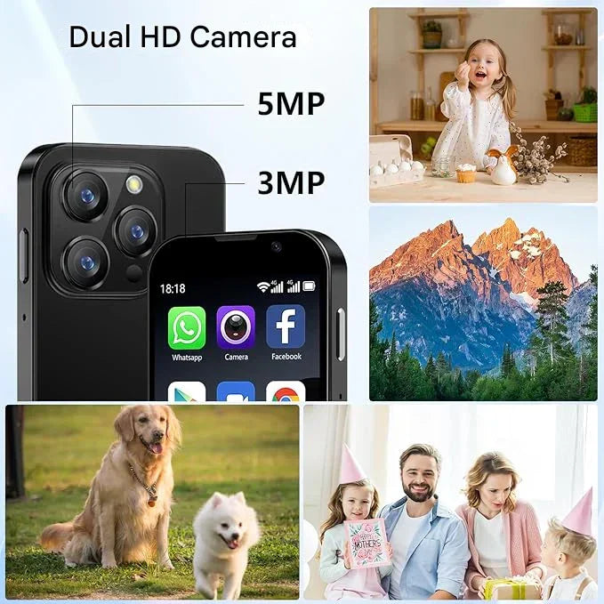 Pocket Mini Smart Phone 5G (World's Smallest Phone)(1 Year Manufacture Warranty)